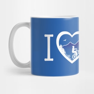 I Love AVL Biking - WO BlueBG 04 Mug